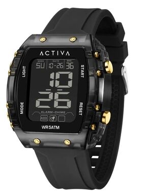 Activa Ranger X Invicta Black Digital Mens Sports Watch 45mm